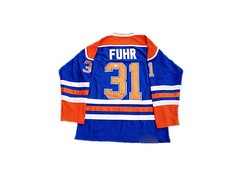 Grant Fuhr Signed Edmonton Oilers (5x Cup Champ) Jersey JSA