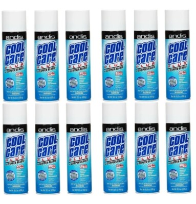 Andis Cool Care Plus Spray für Haarschneidemaschinen - 5 in 1 Formel (12er Pack)
