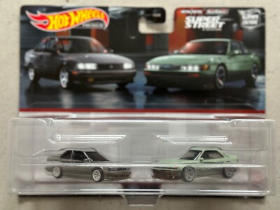Hot WheelsのSuper Streetシリーズ、シルビア、セントラ Hot Wheels Premium Super Street Twin Set 91 NISSAN SENTRA SE-R