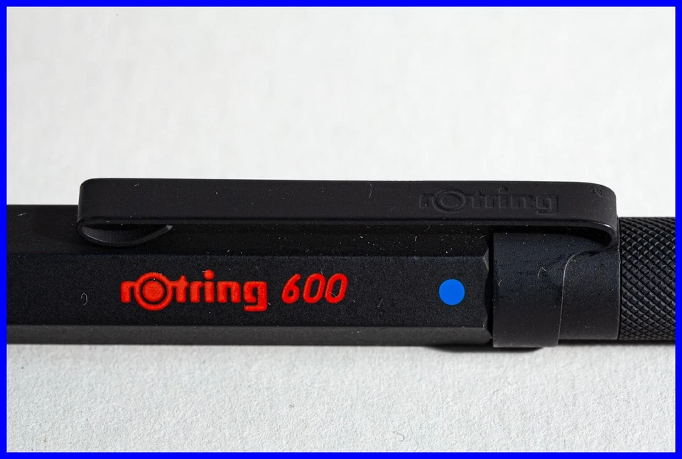 1990er rOtring TRIO PEN in matt Schwarz - 2 Farb Kugelschreiber + Bleistift - Bild 4 von 4