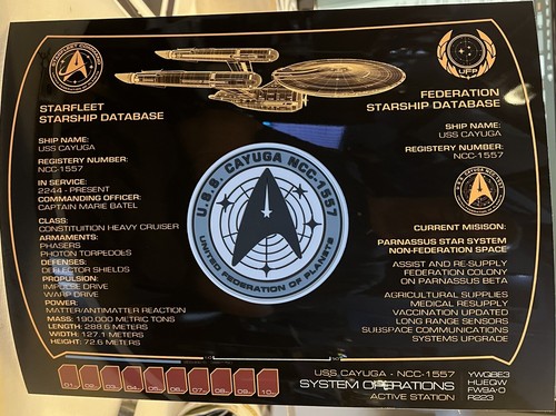 • STAR TREK • STRANGE NEW WORLDS • CAYUGA PATCH PANEL PROP REPLICA • ENTERPRISE - Picture 4 of 4