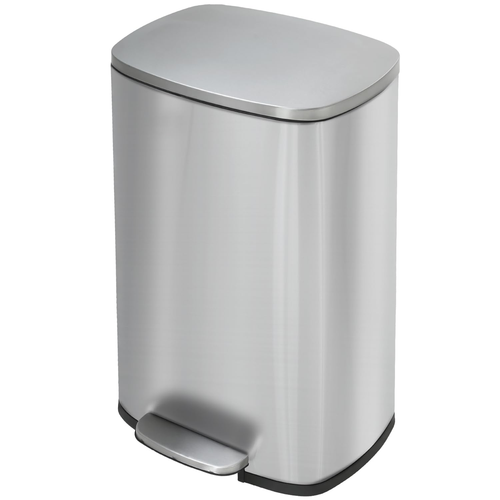 Trash Can Kitchen Stainless Steel Trash Can Trash Can with Lid Removable Inner B - Picture 8 of 12