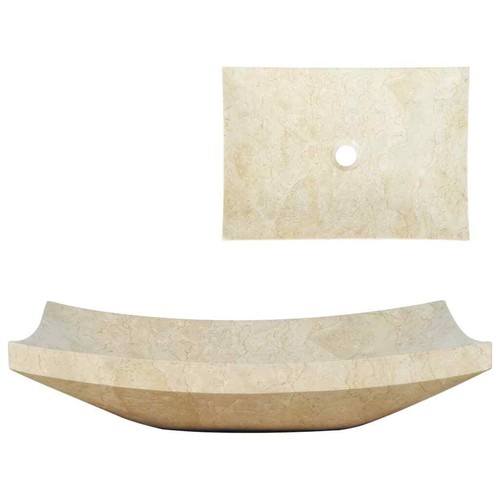 Wash Basin Natural Stone Oval Round Rectangular Sink Washing Toilet Bathroom New - Picture 15 of 15