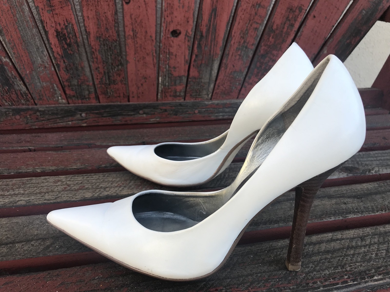 wHiTe Toe LeATheR Pointy Toe wHiTe EUC 9 CARRIE Stilettos Heels PUMP GuESS Wedding cac836 wHiTe Toe LeATheR Pointy Toe wHiTe EUC 9 CARRIE Stilettos Heels PUMP GuESS Wedding cac836