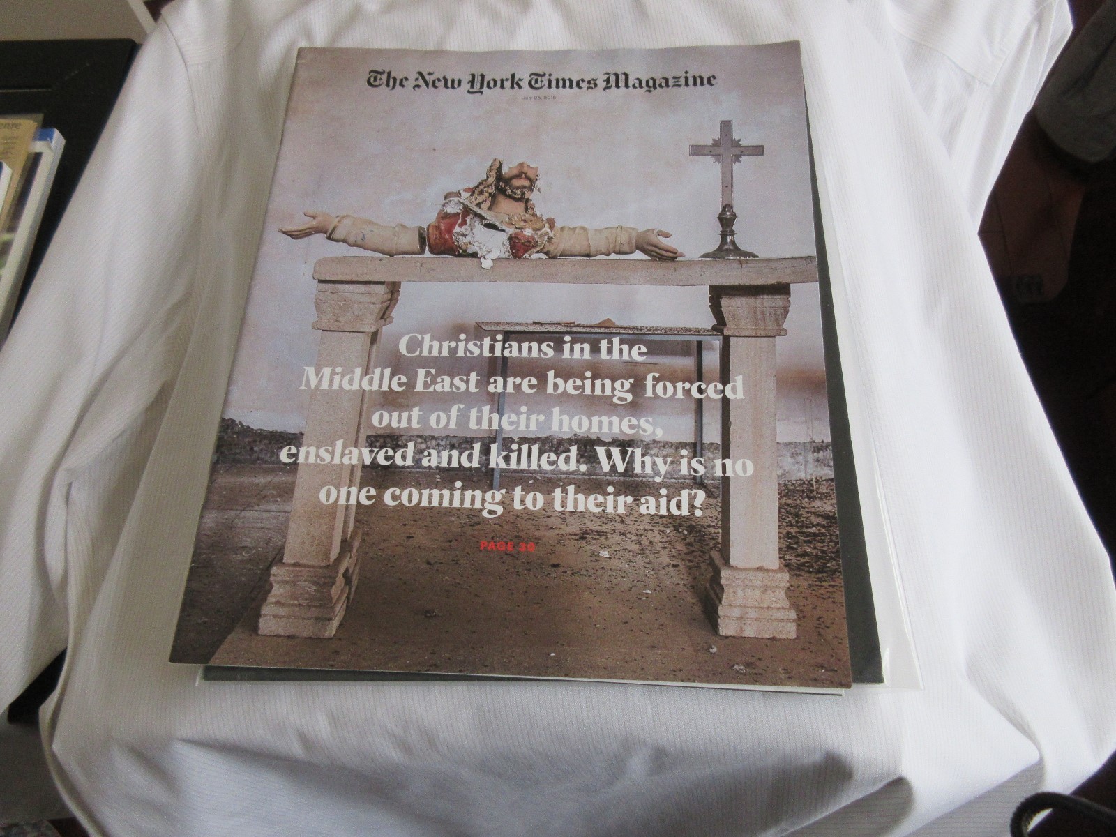 Middle East Christian ,The New York Times Magazine , J Middle East Christian ,The New York Times Magazine , J
