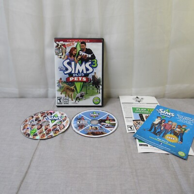 Sims 3 Disc Code The Sims 3 Plus Sims Pets PC 2 Disc Game Complete 2011 Limited Edition ...