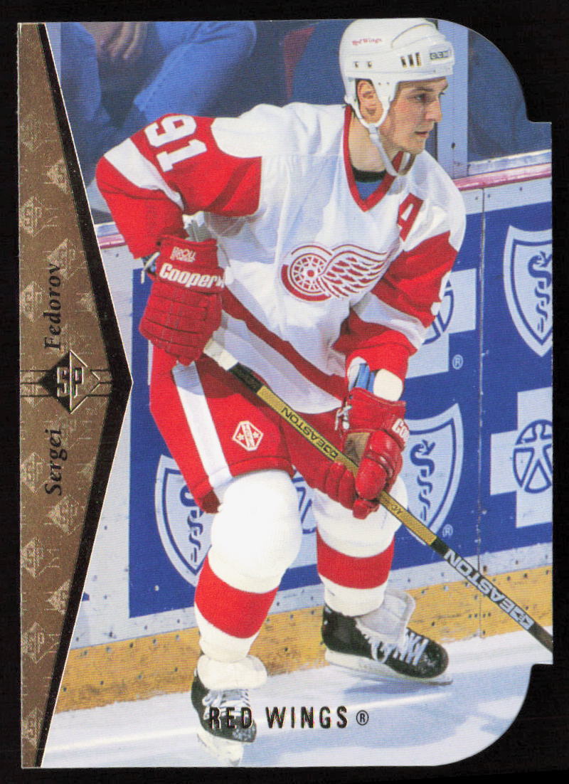 Sergei Fedorov 1994-95 SP Die Cut #33 - Detroit Red Wings