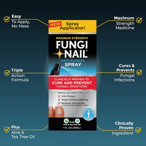 Mejor Tratamiento Antihongos Spray Para Los Hongos En Uñas Manos Y Pies EFECTIVO - Imagen 3 de 12