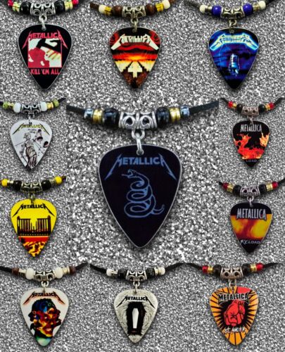 Handmade Metallica Tribute Aluminum guitar pick necklaces - Picture 15 of 15
