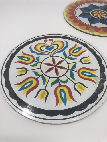 Lote De Colección de 3 Signos Hexagonales PA Holandés 7,5" Tablero Granero Colgante Decoración - Imagen 2 de 6