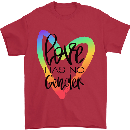 LGBT Love Has No Gender Gay Pride Day Mens T-Shirt 100% Cotton - Picture 42 of 102