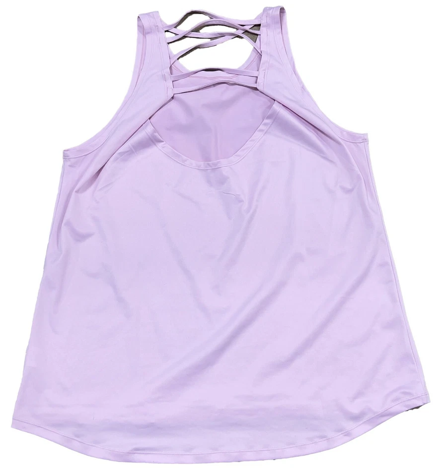 Camiseta sin mangas C&C California para mujer talla XL rosa sin mangas poliéster spandex Foto 2 de 4