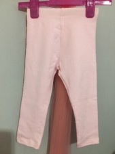 New Baby Girls Miniclub Plain Light Pink Leggings 9-12m🎀
