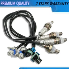 4pcs Oxygen Sensor For 2003-2007 Chevrolet Silverado 2500 6.0L V8 Upstream+Down