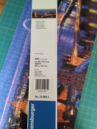 London bei Nacht 1000 Teile, 98x37,5 cm, Vollständig und Top - Bild 2 von 5