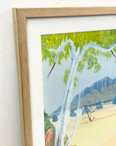 Kevin Wirri Watercolour Landscape Painting- 1983 - Signed - Picture 2 of 13