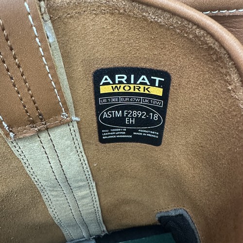 Ariat Rebar Wedge Boots Gr. 13EE Pull On Waterproof Composite Toe Arbeitsstiefel Neu - Bild 8 von 11