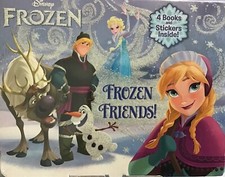 Disney Frozen 4 Book Set Stickers, Sealed