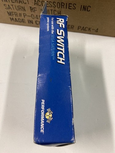 NEW IN BOX 4 SEGA SATURN SYSTEM RF AV SWITCH CABLE ADAPTER OEM NIB PERFORMANCE - Picture 6 of 9