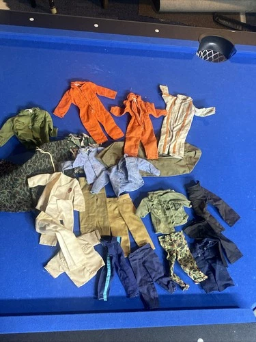 Vintage Hasbro 1960’s GI Joe Soldier Doll Clothes , And Some generic