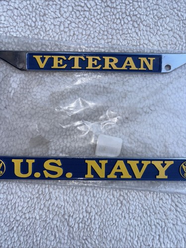 Marco de placa de metal veterano de la Marina de los Estados Unidos USN NUEVO - Imagen 3 de 8
