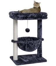 SYANDLVY Small Cat Tree for Indoor Cats, Activity Cat Tower with Scratching P...