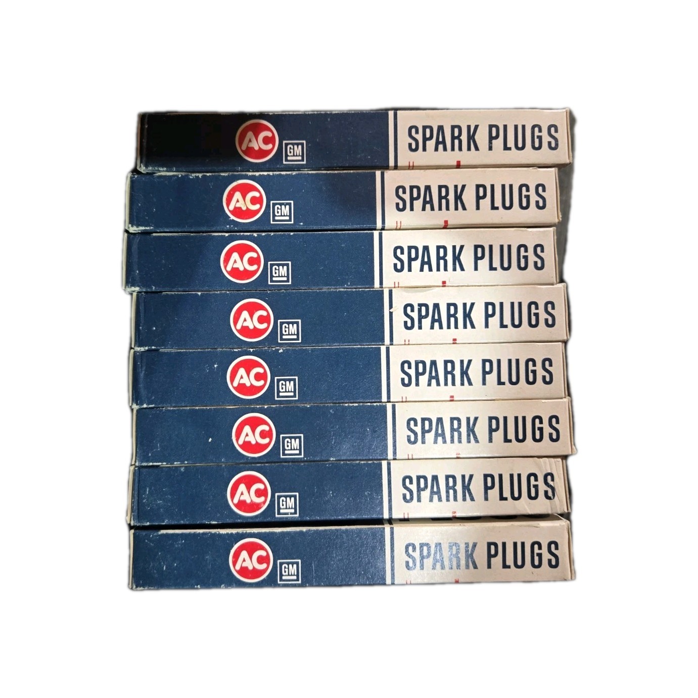 AC Delco GM Spark Plugs Set of 8 R44TX New Old Stock 8 Boxes Of 8