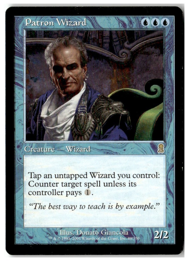 MTG Patron Wizard - Odyssey Moderately Played English