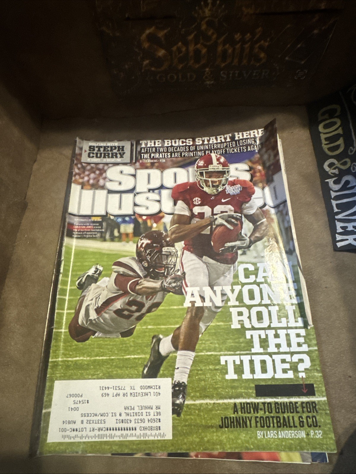 Christion Jones Sports Illustrated SI September 9 2013 Alabama Crimson Tide