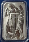 A Archangel Michael 1 oz .999 Silver Bar Scottsdale in Capsule