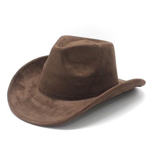 Elegant Formal Hat Men Women Wide Brim Jazz Cap Party Prom Suede Hat Adult - Picture 24 of 26
