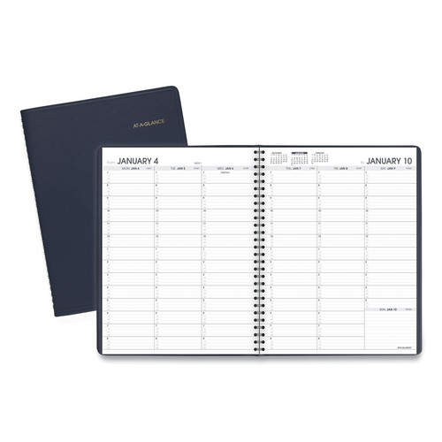 AT-A-GLANCE 7095020 11" x 8.25" Jan 2026-Jan 2027 Appointment Book - Navy New - Bild 2 von 6
