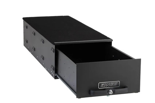 Kings Twin 1300mm Drawer | Modular Design | Heavy Duty Frame | Black Finish - Picture 2 of 8