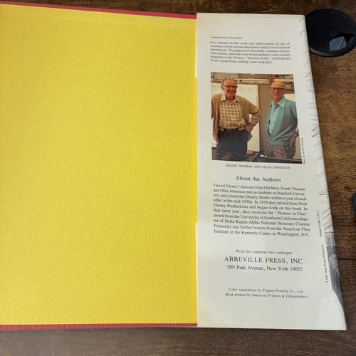 Disney Animation The Illusion of Life 1st Edition 1981 Hardcover Thomas Johnston - Bild 10 von 15