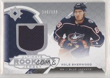 2019 Upper Deck Ultimate Collection Rookies Jerseys /399 Kole Sherwood #121 08ai