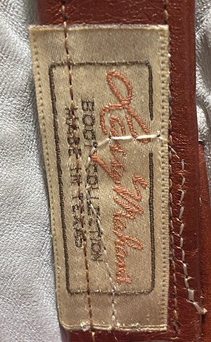 Vintage Larry Mahan Cowboy Western Boots Men's size 8-8.5 Red Leather - Picture 3 of 16