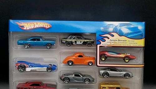 Hot Wheels 10-Car Pack Exclusive Deco Including Datsun Bluebird 510 & Porsche  - Picture 3 of 9