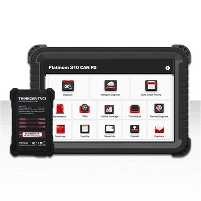 10'' 40 Function Wireless OBD2 Scanner Tool for All Vehicles [Platinum S10 CANFD]