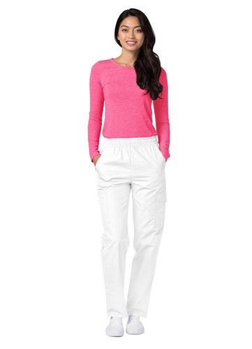 Adar 2 Pack Women’s Comfort Long Sleeve T-Shirt/Underscrub Tee Mixed Colors - Picture 152 of 189
