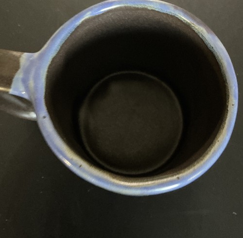 Mara von Mexiko Delfin Wal Kunst Studio Steinzeug Becher 16 Unzen handbemalt signiert - Bild 4 von 6