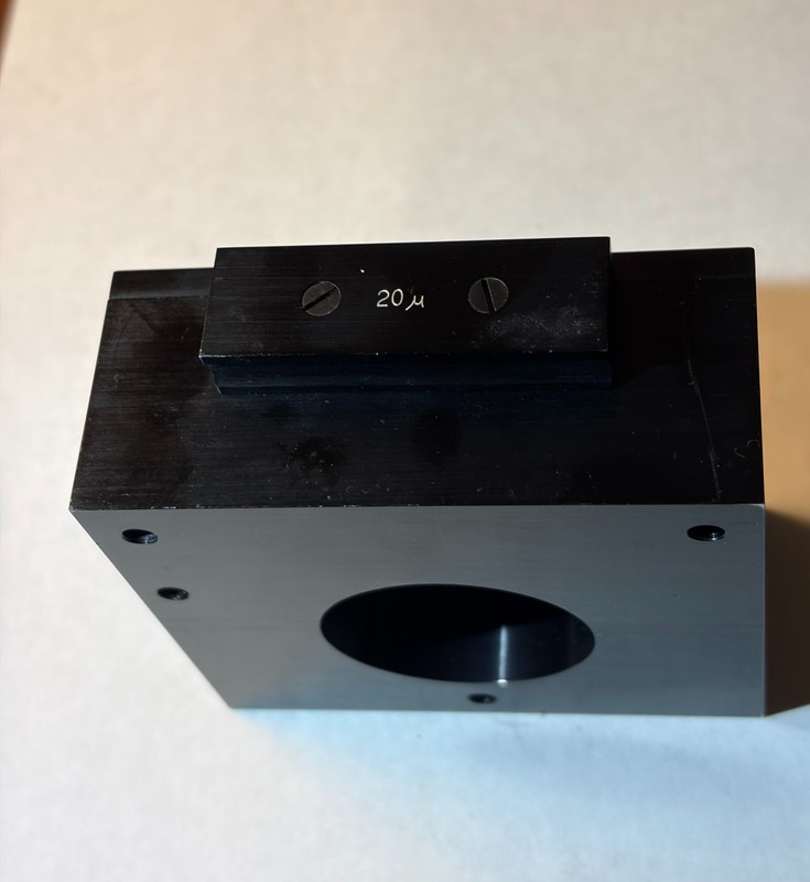 D.W. Mann Co. 20µ Precision Optical Slit Aperture Spectrometer Laboratory Optics