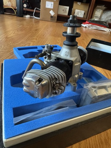 O.S. Engine FT-120 Gemini TWIN Cylinder 4-Stroke Glow Engine NIB - Picture 4 of 11
