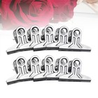 10 Pcs Stainless Steel Bag Clips Seal Pour Food Sealer for Chips
