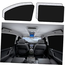 Car Window Sun Shades Covers - 4 Pcs Magnetic Privacy Side Front Back-4