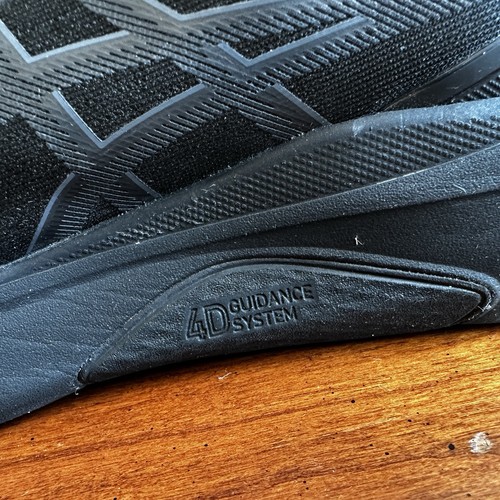 Asics Womens Size 10 Gel Kayano 30 Triple Black Running Shoes Sneakers Stability - Picture 13 of 15