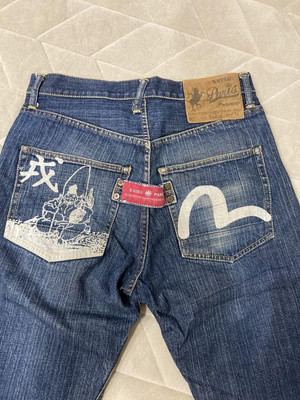 EVISU parisライトブルーデニム size 32 EVISU Paris denim pants 32 inches | eBay