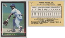 1985 Donruss Frank White #175