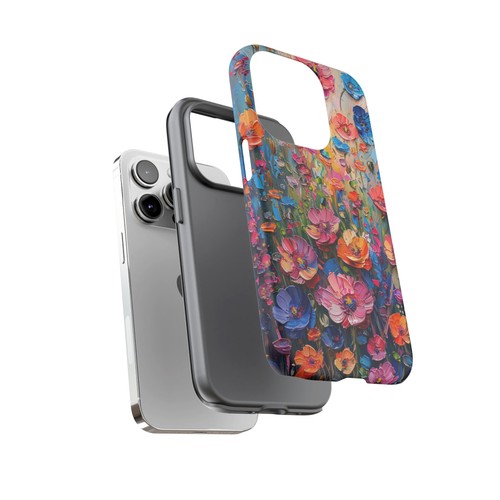 Handy Ink Case für iPhone / Galaxy / Pixel - Pastell Wildblumen Blumenmalerei - Bild 80 von 226