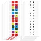 520 Pièces lettre Autocollants de l'alphabet de A à Z étiquettes autocollante...