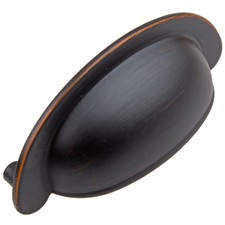 GlideRite 5-Pack 2-1/2 in. Center Oil Rubbed Bronze Bin Oil Rubbed Bronze